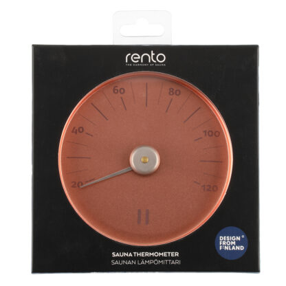 Rento Sauna thermometer aluminium copper