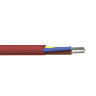 Heat resistant silicone sheathed cable