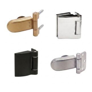 Hinge for glass doors. Abloy