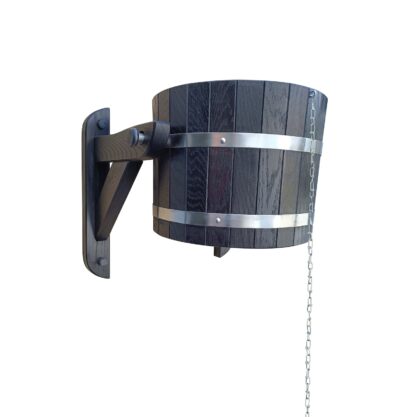 Cold Shower Bucket, Oak | Black