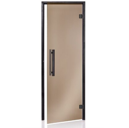 Sauna glass door. Bronze | Premium + | Black