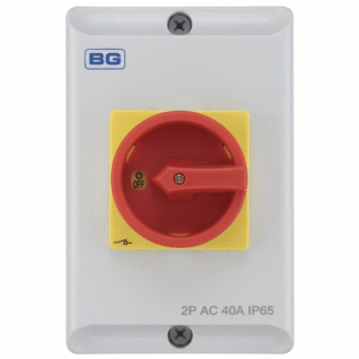 Rotary Isolator, 40A 2 Pole for a Single Phase