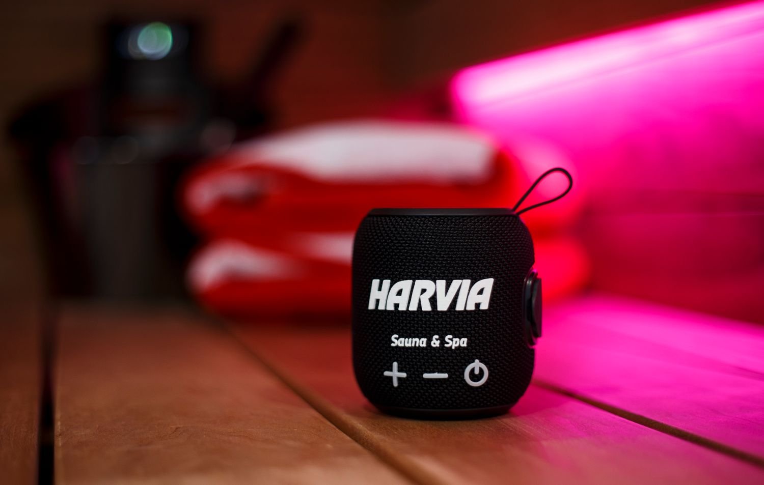Water Resistant Sauna Speaker Harvia Black - Image 4