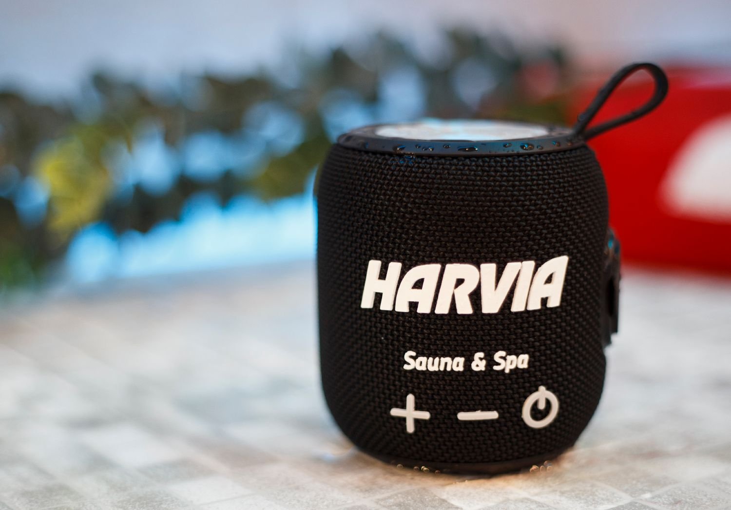 Water Resistant Sauna Speaker Harvia Black - Image 2